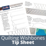 tips for machine quilting wishbones