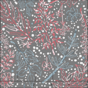 Waxing - Scarlet Sky Yardage