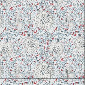 Wildflower - Scarlet Sky Yardage