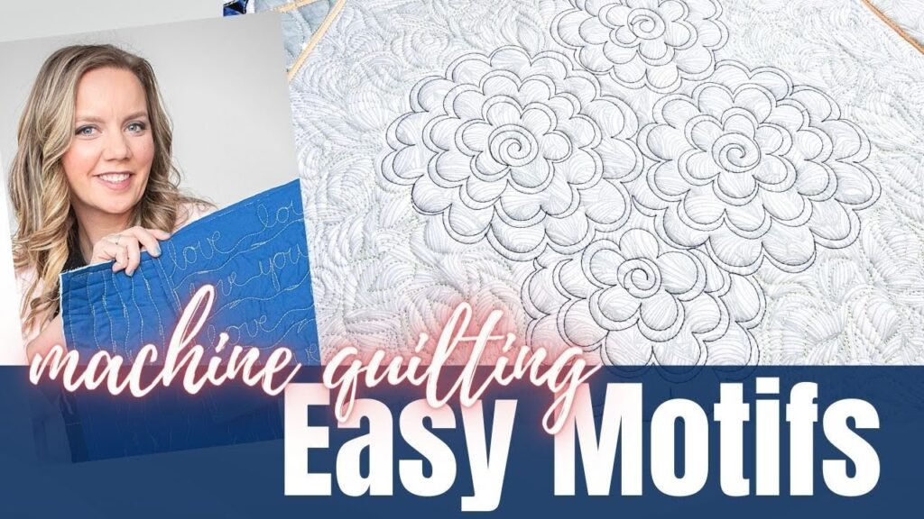 machine quilting easy motifs tutorial