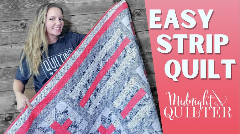 easy strip quilt pattern