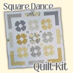 easy beginner quilt kit yellow and gray