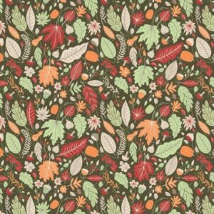 pumpkin season festival fall quilting fabric