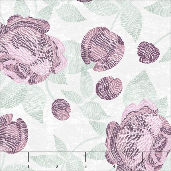 floral focal quilting fabric