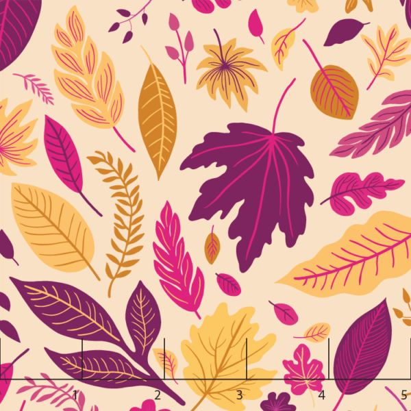 gold and pink fall quilt fabric