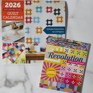 2026 Patchwork Place Quilt Calendar & Signed Nine-Patch Revolution Book Bundle