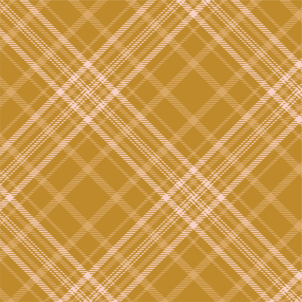 Season's Greetings Golden Plaid