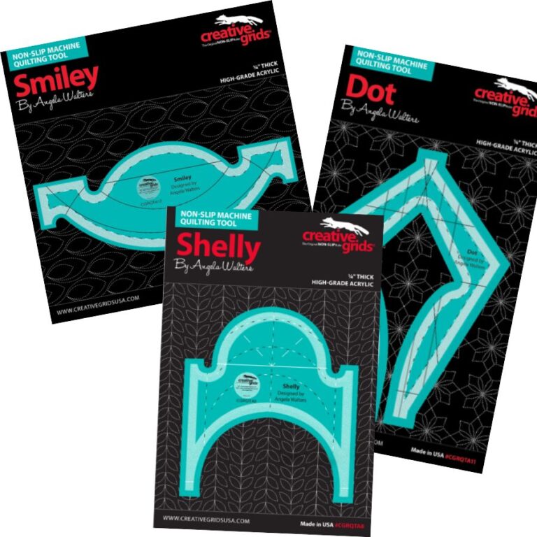 Arcs, Curves & Points Ruler Free-motion Challenge Quilting Along ...