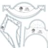 Arcs, Curves and Points Ruler Set - Image 2