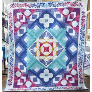 Complete “Help #2” Panel Quilt – Professionally Quilted & Fully Finished
