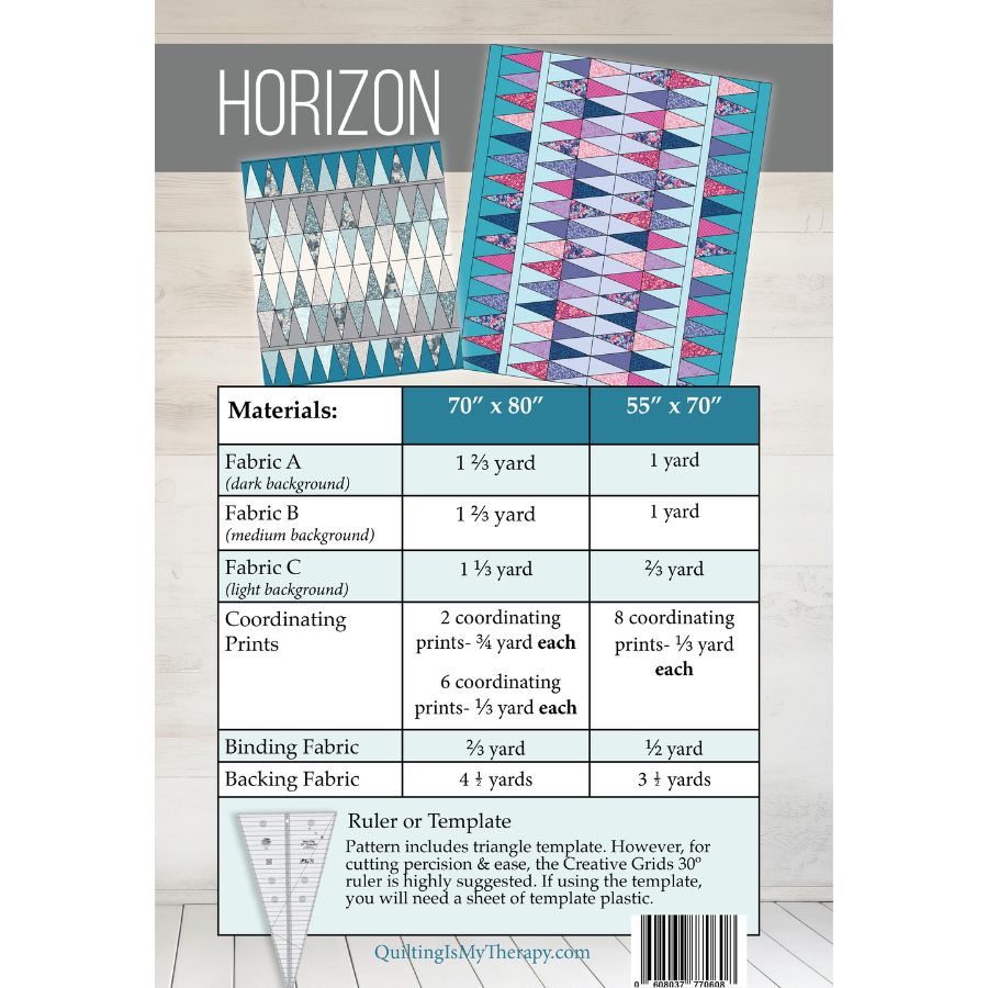 Horizon Quilt Pattern - Downloadable PDF - Image 2