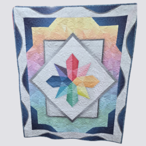 Complete “Fabulous Feathers” Panel Quilt – Professionally Quilted & Fully Finished