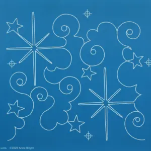 Christmas Star Full Line Stencil