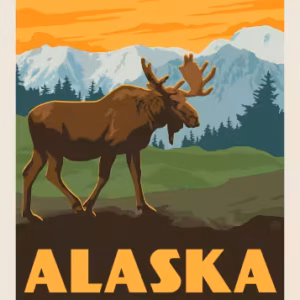 Alaska The Last Frontier Poster Panel