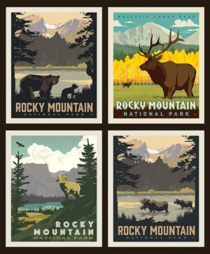 Rocky Mountain National Park Panel