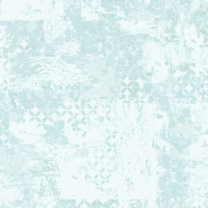 tonal abstract teal quilt fabric