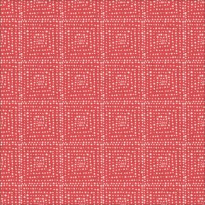 Red patriotic dot fabric