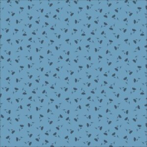 patriotic blue floral quilting fabric