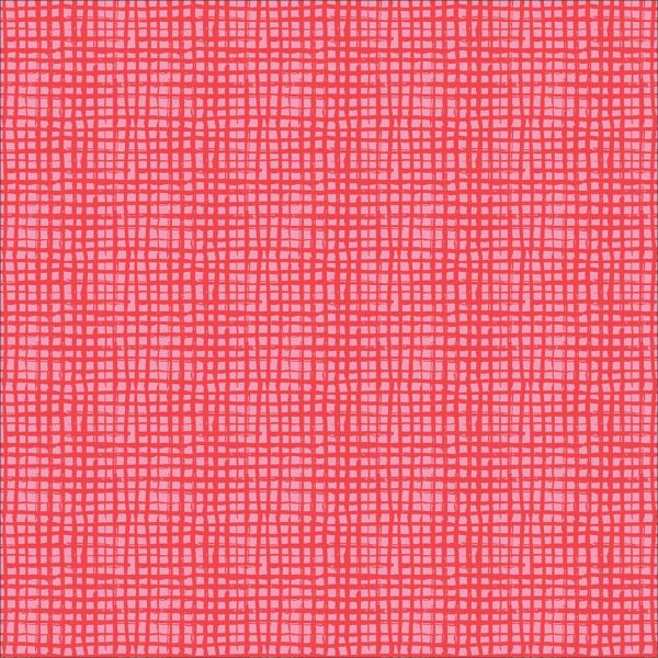 pink crosshatch quilting fabric