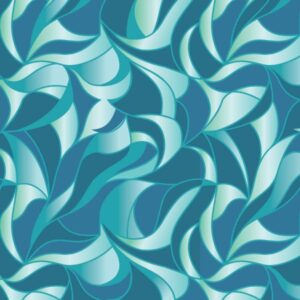 Blue Green quilting fabric