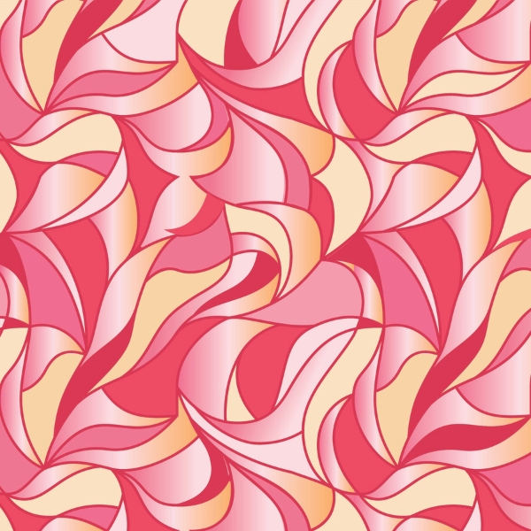 red orange quilting fabric