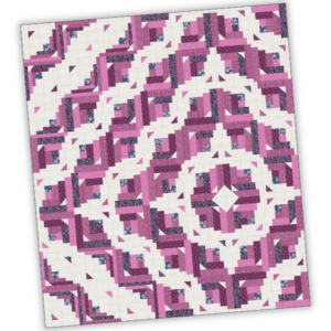 scrappy log cabin quilt kit