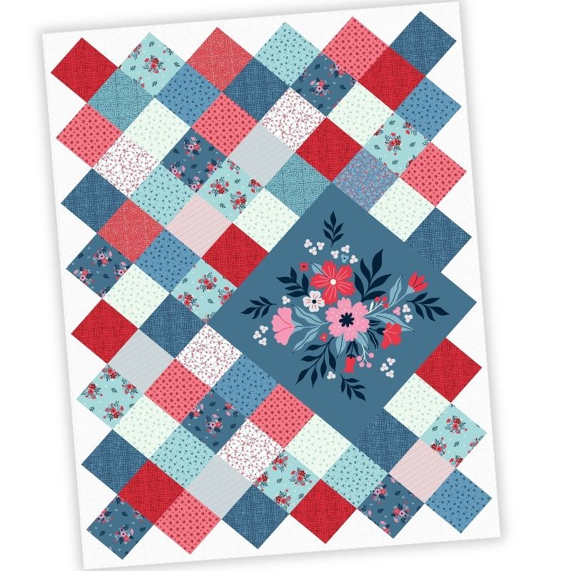 patriotic quilt panel