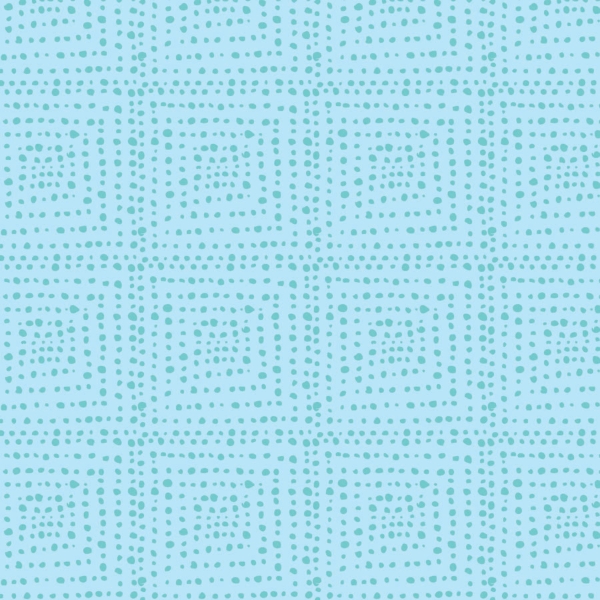 blue green dot quilting fabric