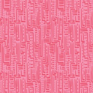 watermelon pink quilting fabric