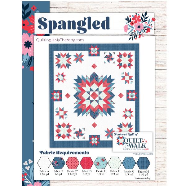 Spangled Sampler Quilt Kit - Image 6