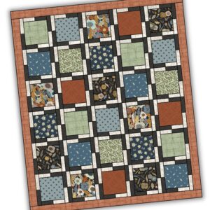 Mosaic Scrappy Quilt Kit - Hidden Grove
