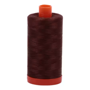 Aurifil Cotton Thread Solid 50wt 1422yds Chocolate