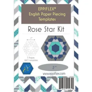 Rose Star Kit Eppiflex Plastic English Paper Piecing Templates